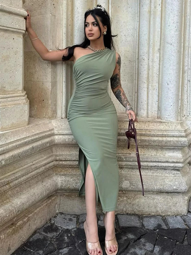 2025 Elegant Black Maxi Dress for Women – Sleeveless, Backless, Slim Fit Summer Party Dress